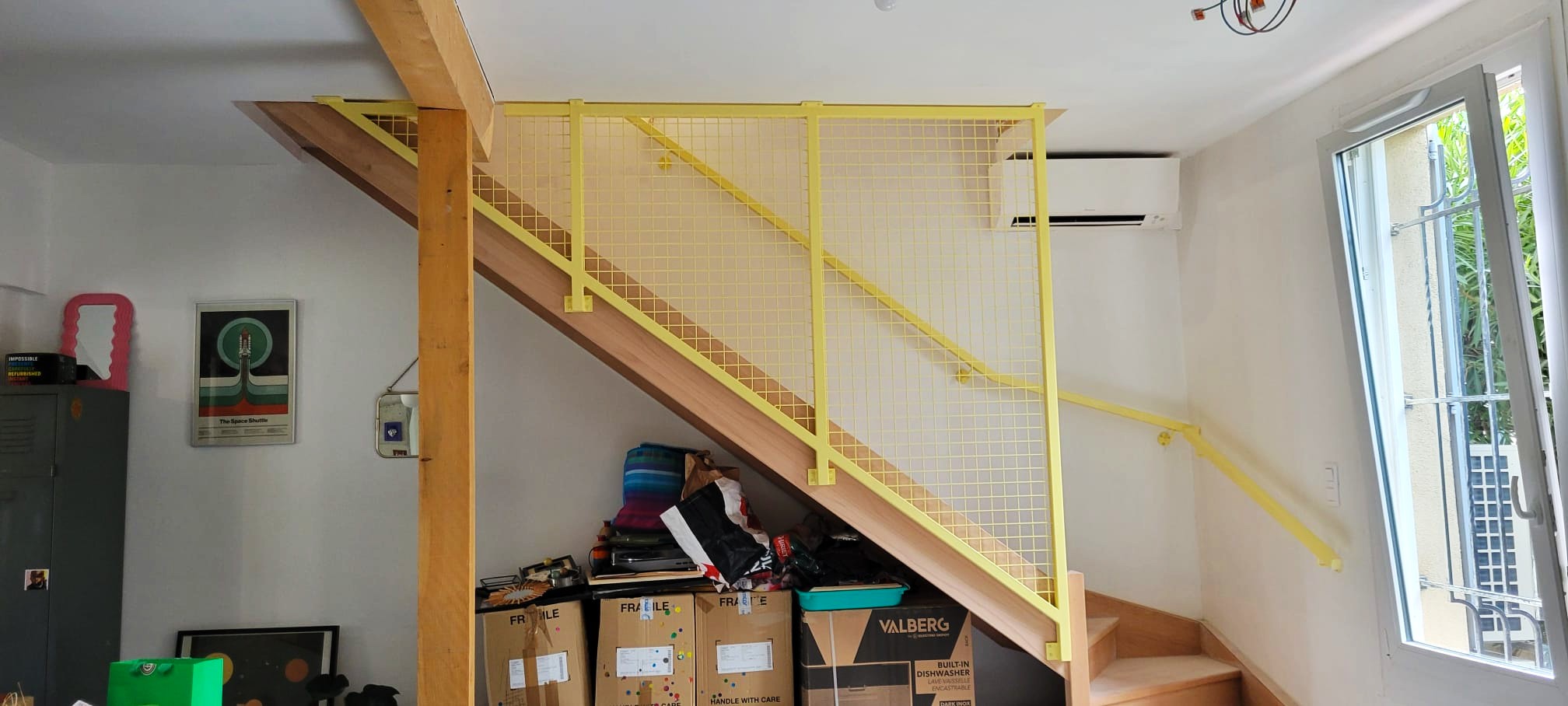 Pose de l’ouvrage sur site